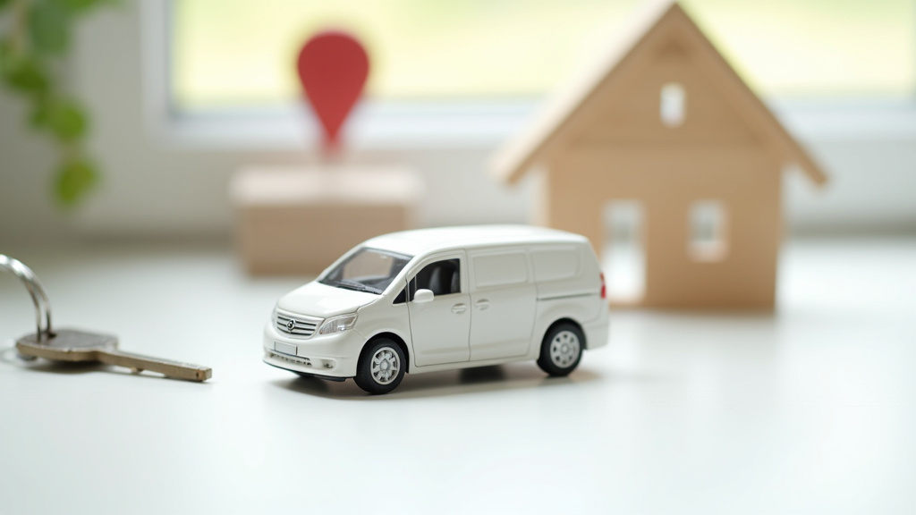 Personne vérifiant l'état d'un utilitaire avant location