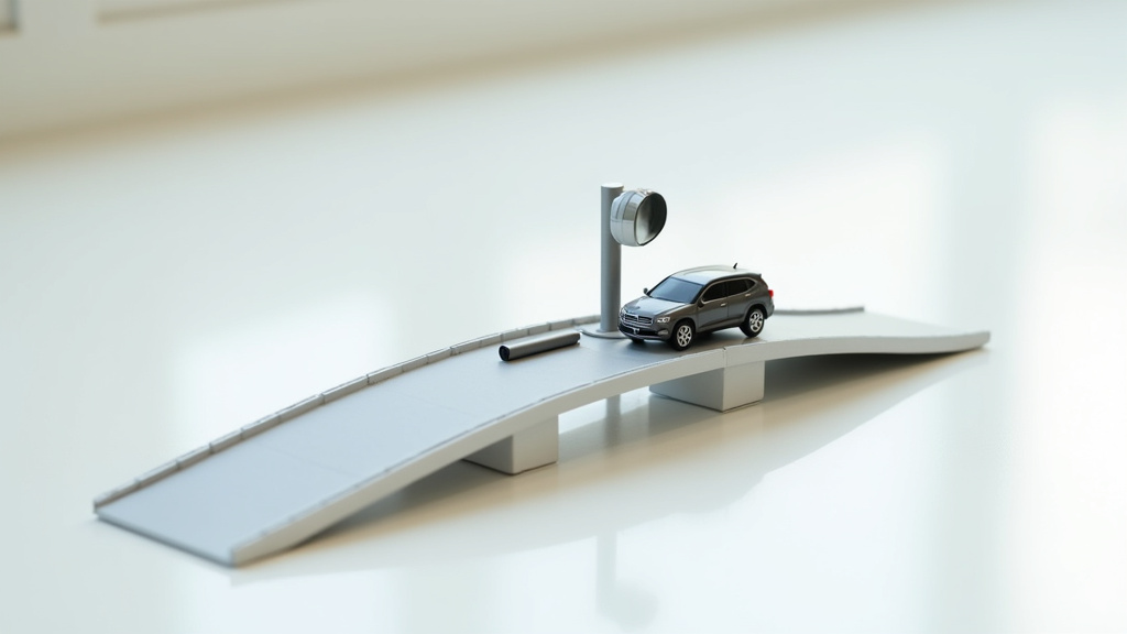 Technicien effectuant un contrôle technique automobile dans un centre moderne