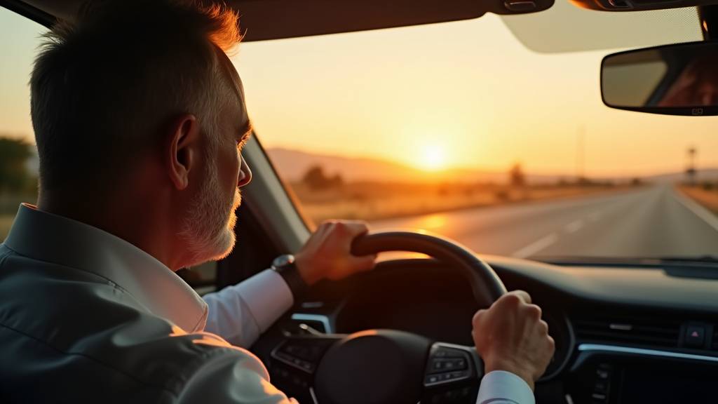 Volant d'un SUV avec position de conduite surélevée et visibilité panoramique