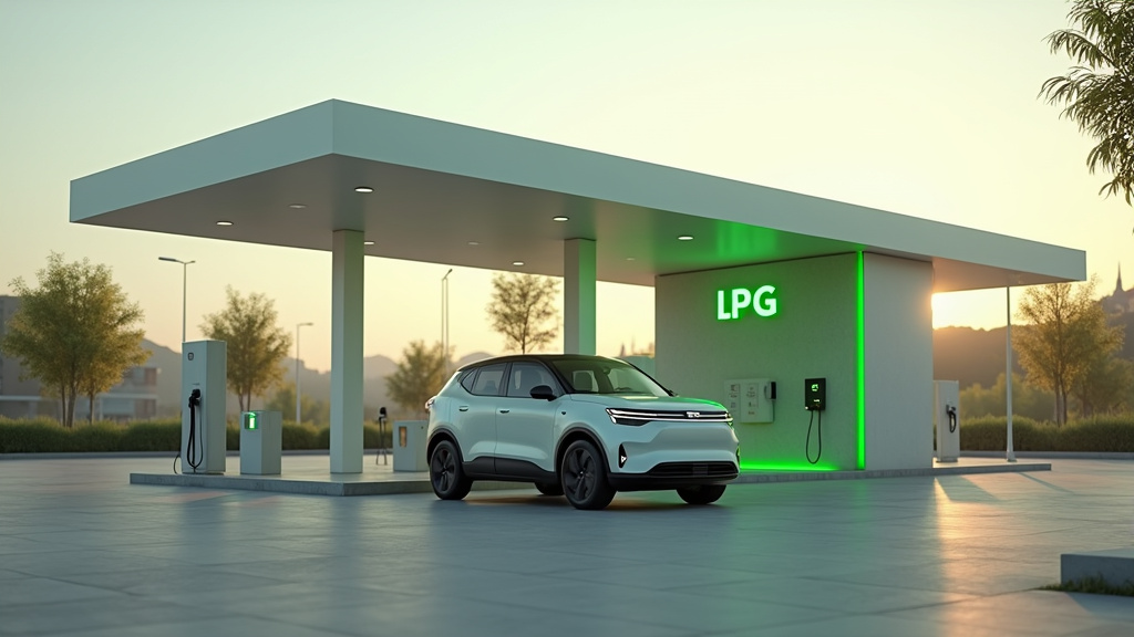 Interface de l'application myLPG.eu sur smartphone