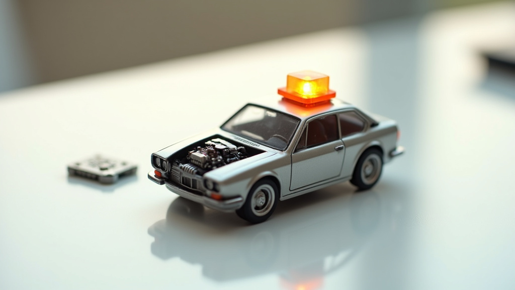 Conducteur consultant le voyant moteur sur tableau de bord