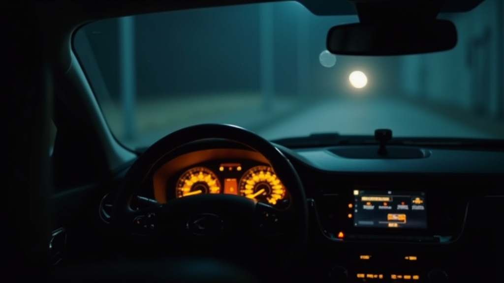 Voyant moteur orange allumé sur tableau de bord automobile